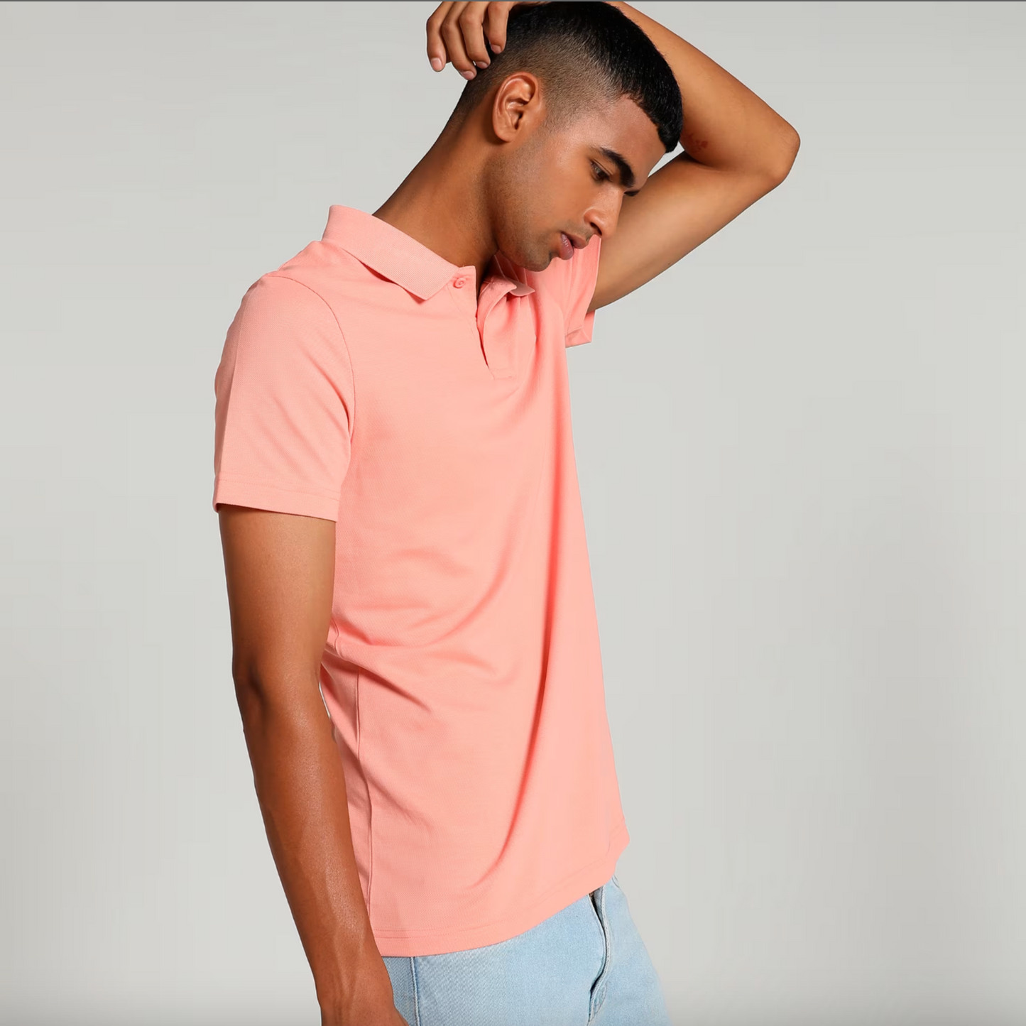 Blush Pink Polo T-Shirt