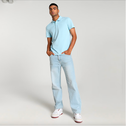 Ocean Blue Polo T-Shirt