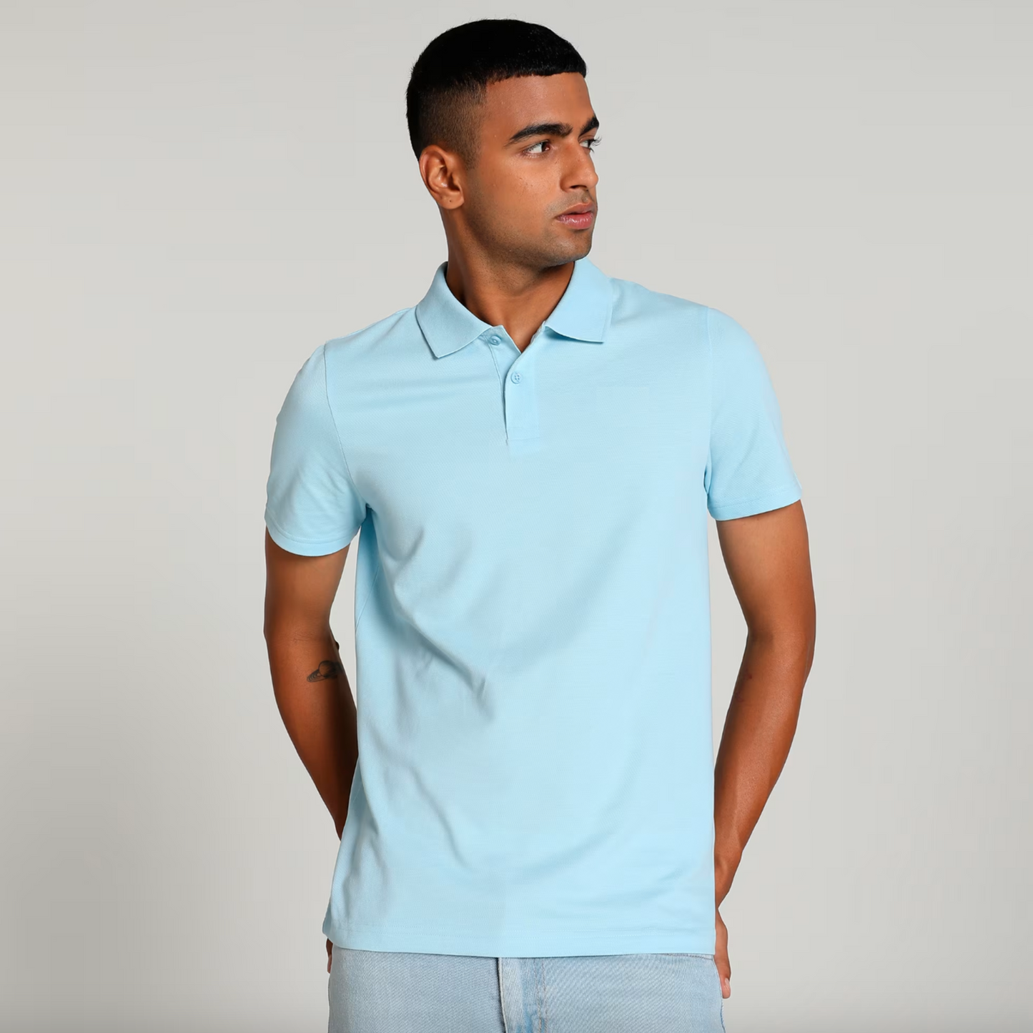 Ocean Blue Polo T-Shirt