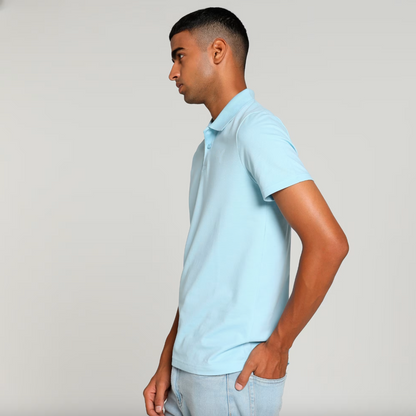 Ocean Blue Polo T-Shirt