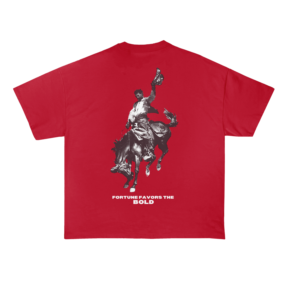 Bold Oversized T-Shirt (Red)