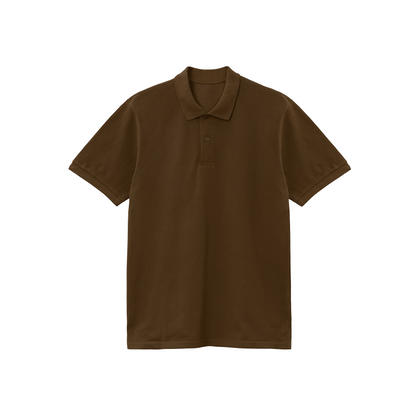 Mocha Earth Brown Polo T-Shirt