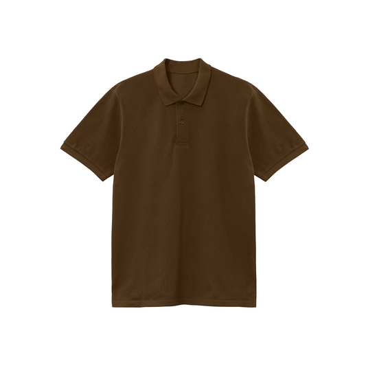 Mocha Earth Brown Polo T-Shirt