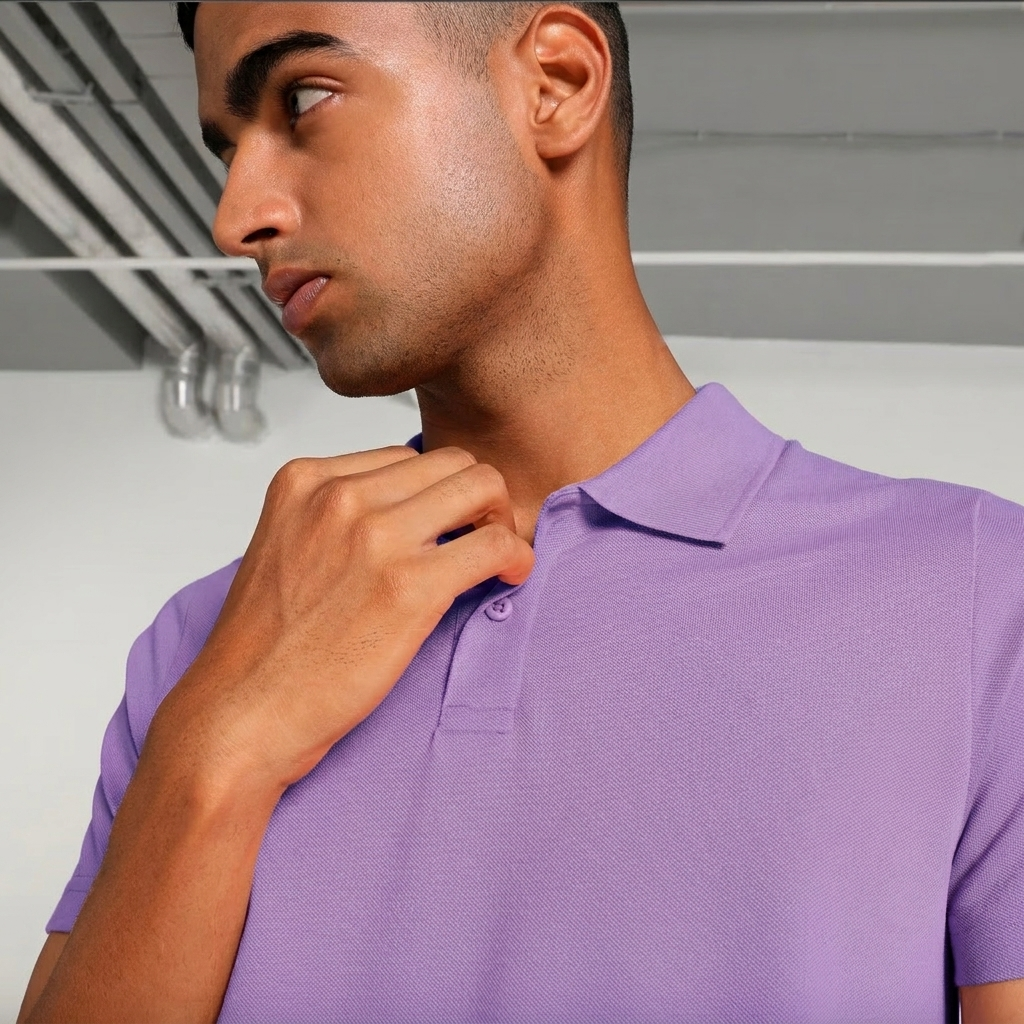 Purple Eclipse Polo T-Shirt