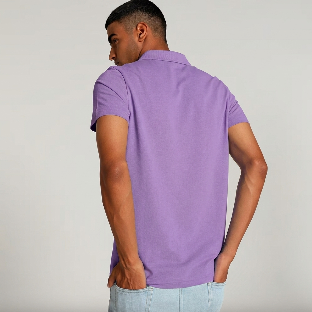 Purple Eclipse Polo T-Shirt