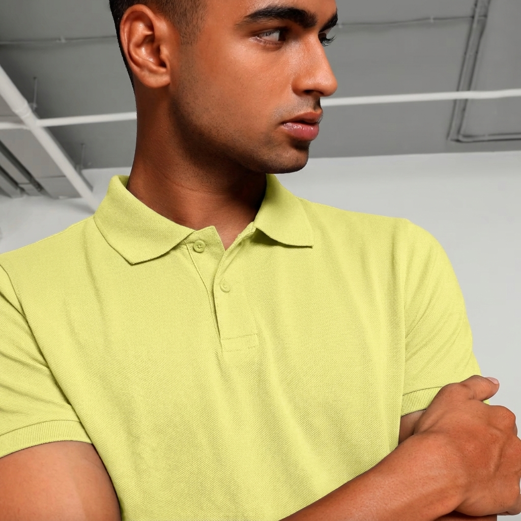 Sunset Yellow Polo T-Shirt