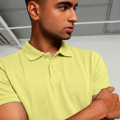 Sunset Yellow Polo T-Shirt
