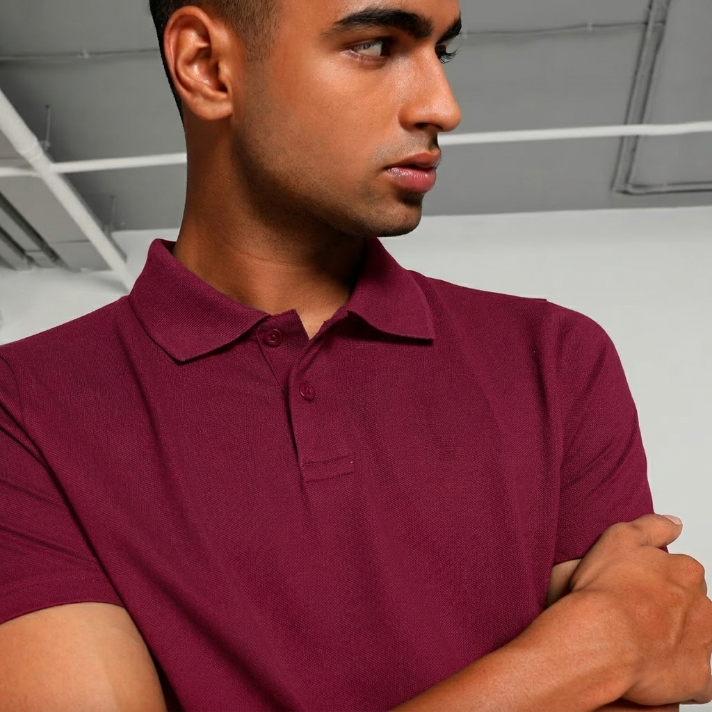 Wine Red Polo T-Shirt