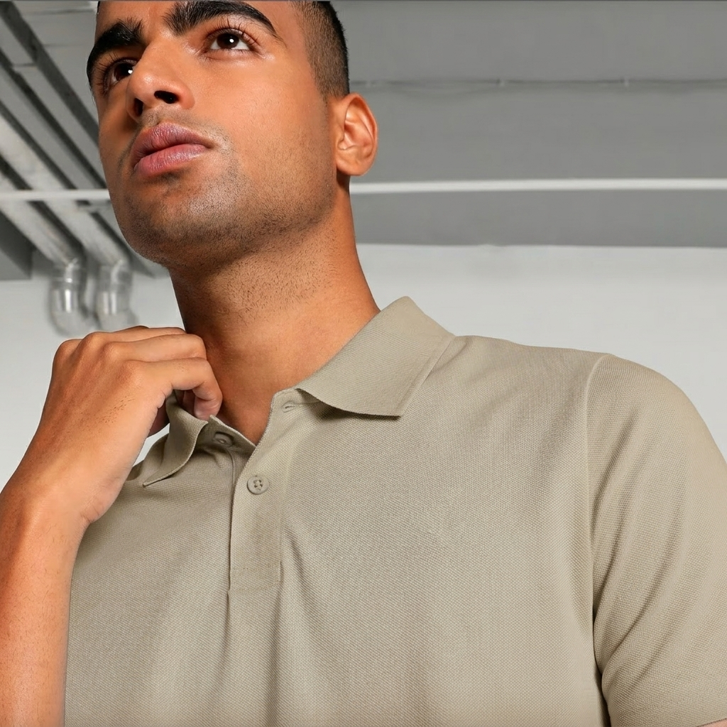 Sand Beige Polo T-Shirt