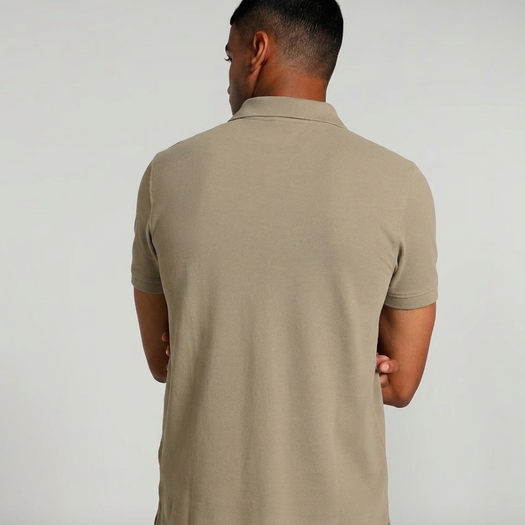 Sand Beige Polo T-Shirt
