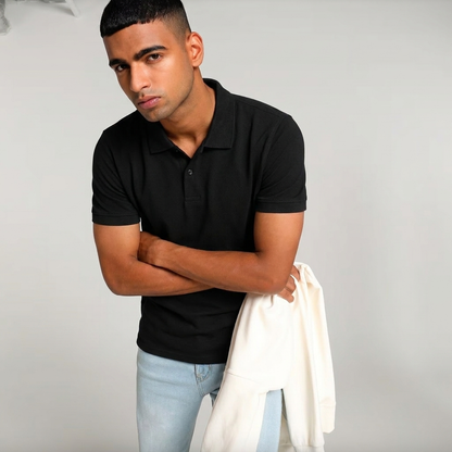 Midnight Black Polo T-Shirt