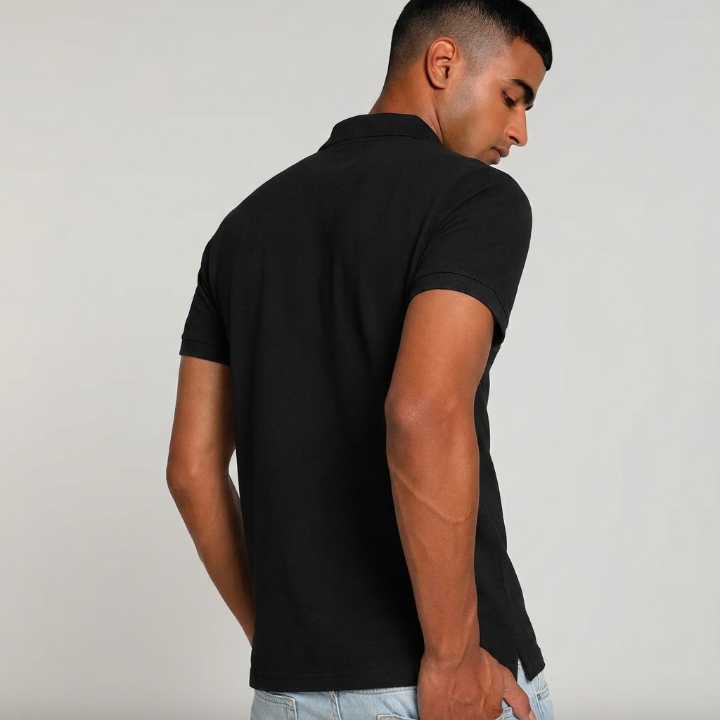 Midnight Black Polo T-Shirt